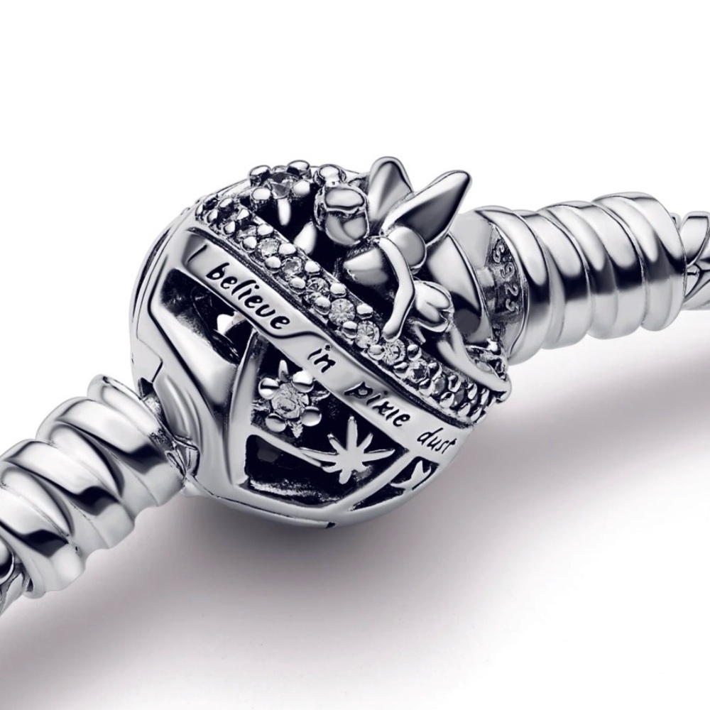Pandora Intricate Silver Charm Bracelet. Clasp style